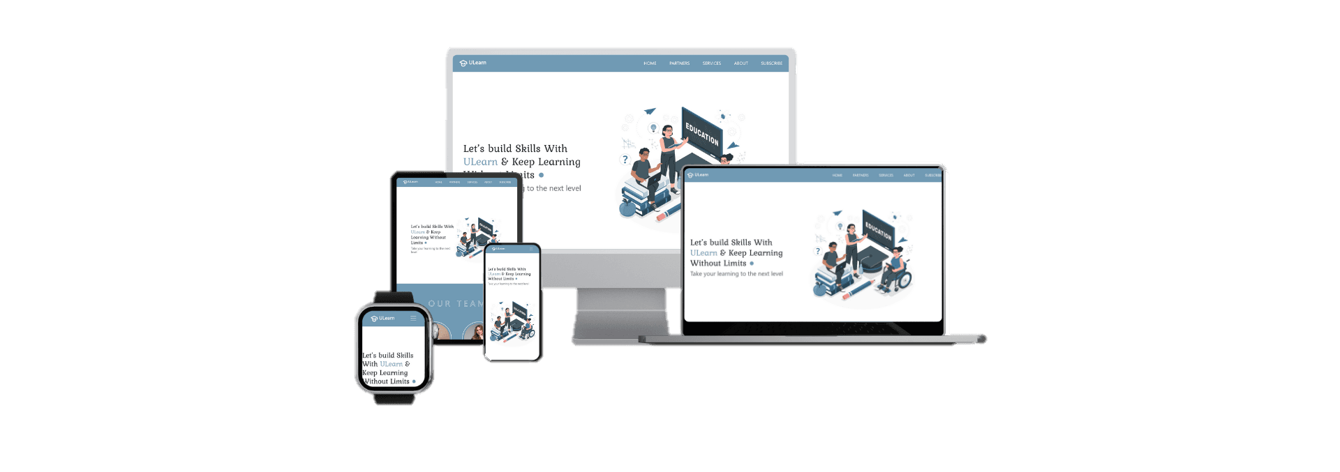 ULearn mockup